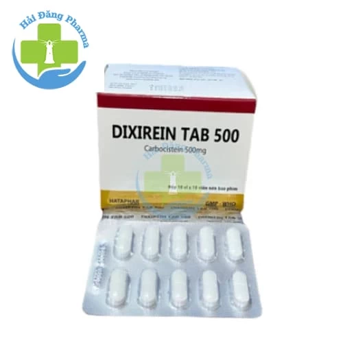 Dixirein Tab 500 - Hộp 10 vỉ x 10 viên